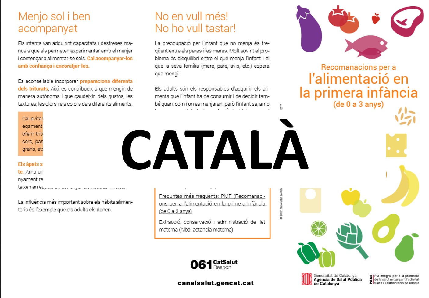 Díptic gene alim infant català