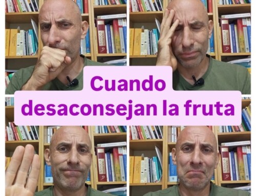Sobre la fruta