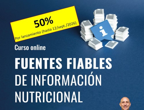 Fuentes fiables de información nutricional (nuevo curso online)